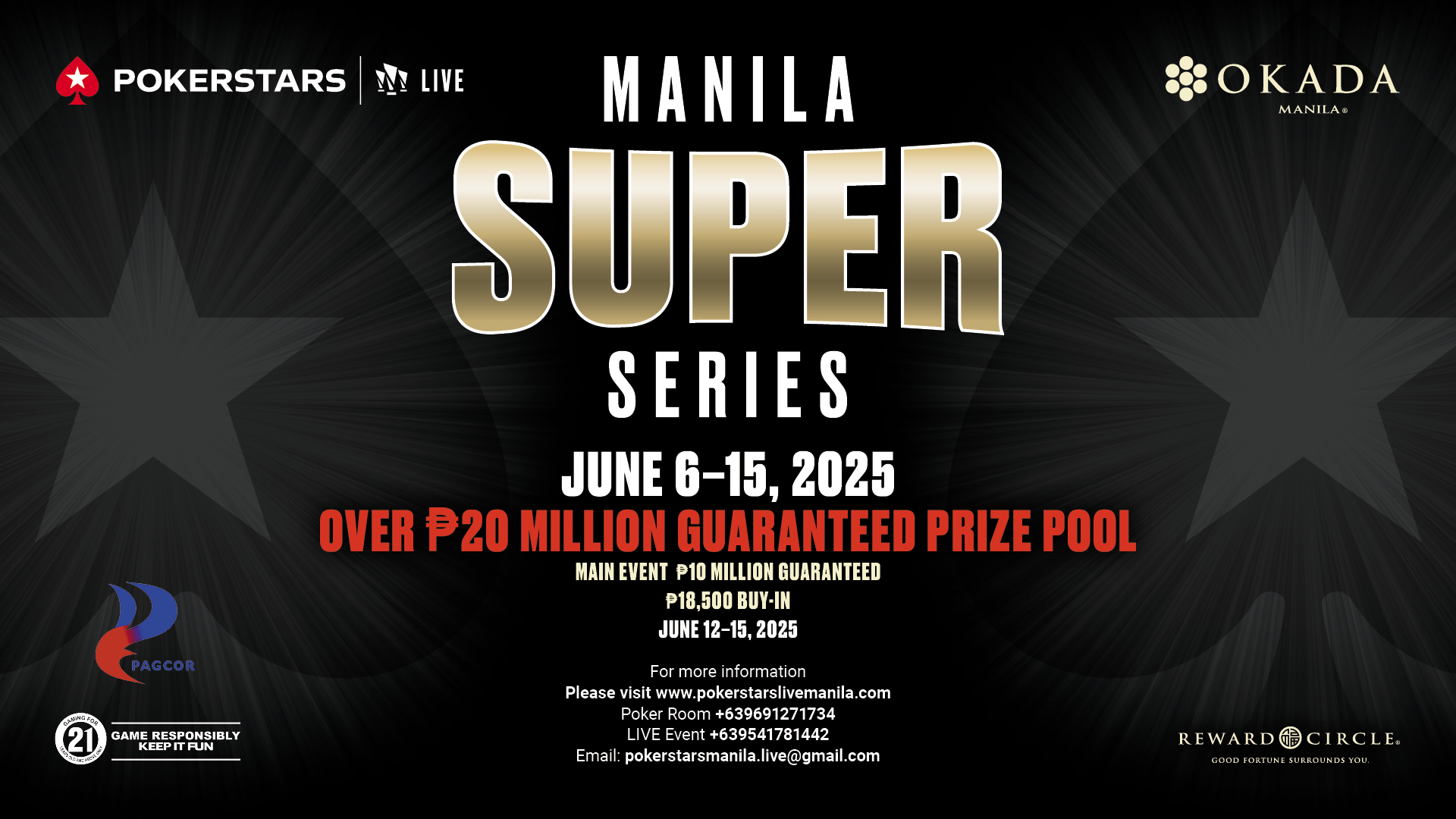 PokerStars LIVE Returns with 22nd Running of Manila Super Series