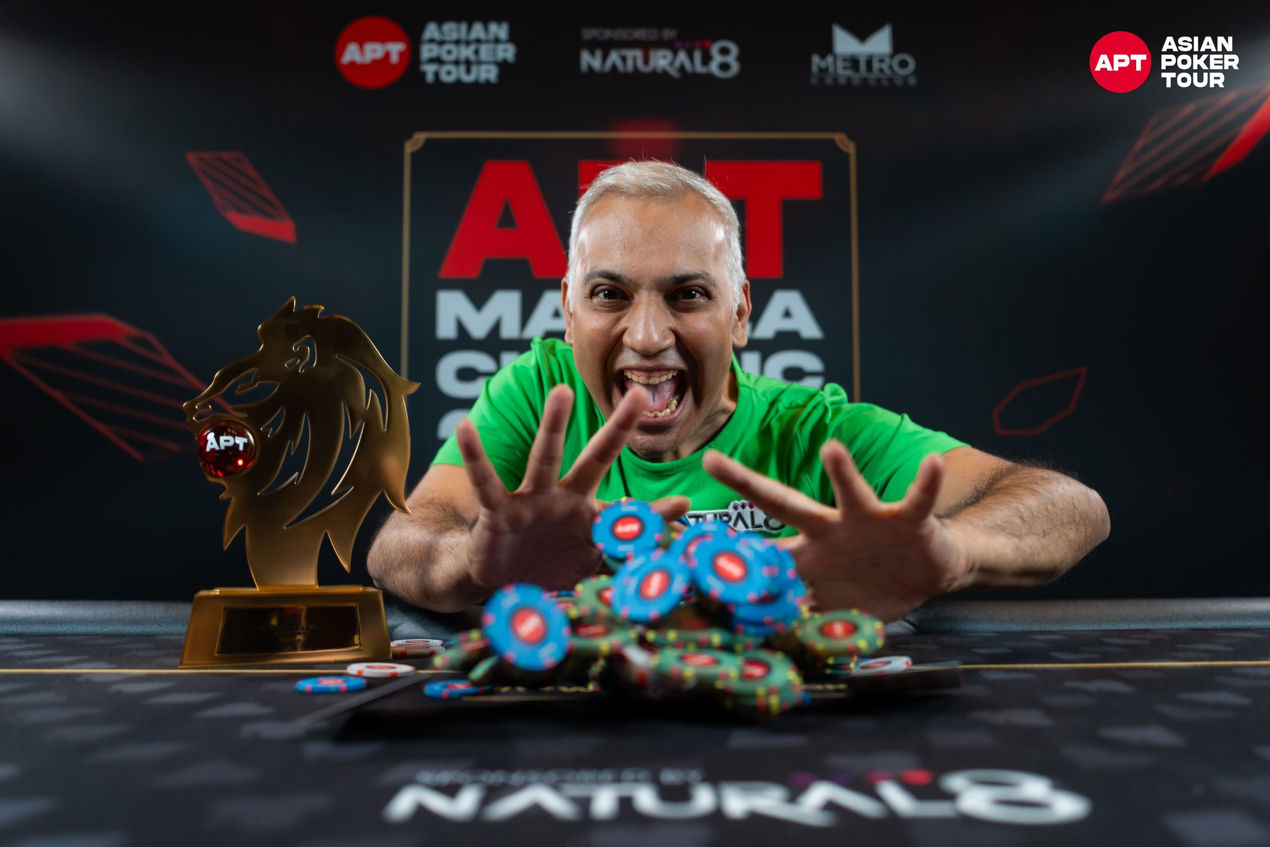 Kunal Patni (photo courtesy of Asian Poker Tour)