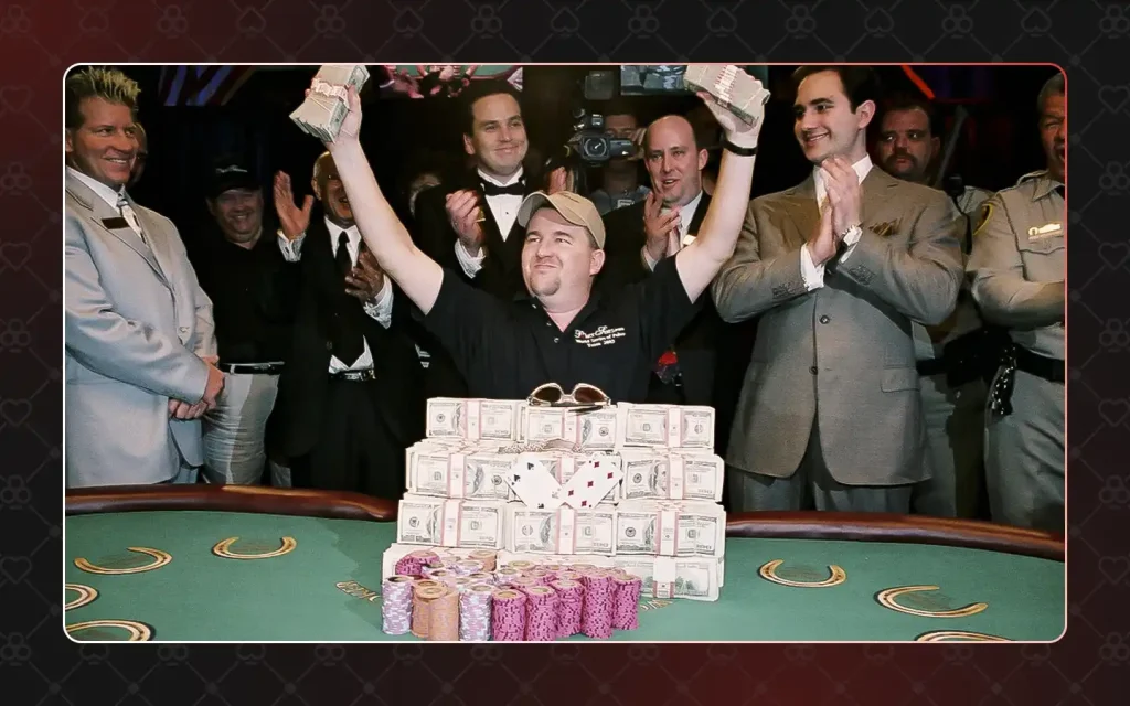 Chris Moneymaker – Winner of WSOP 2003 main event