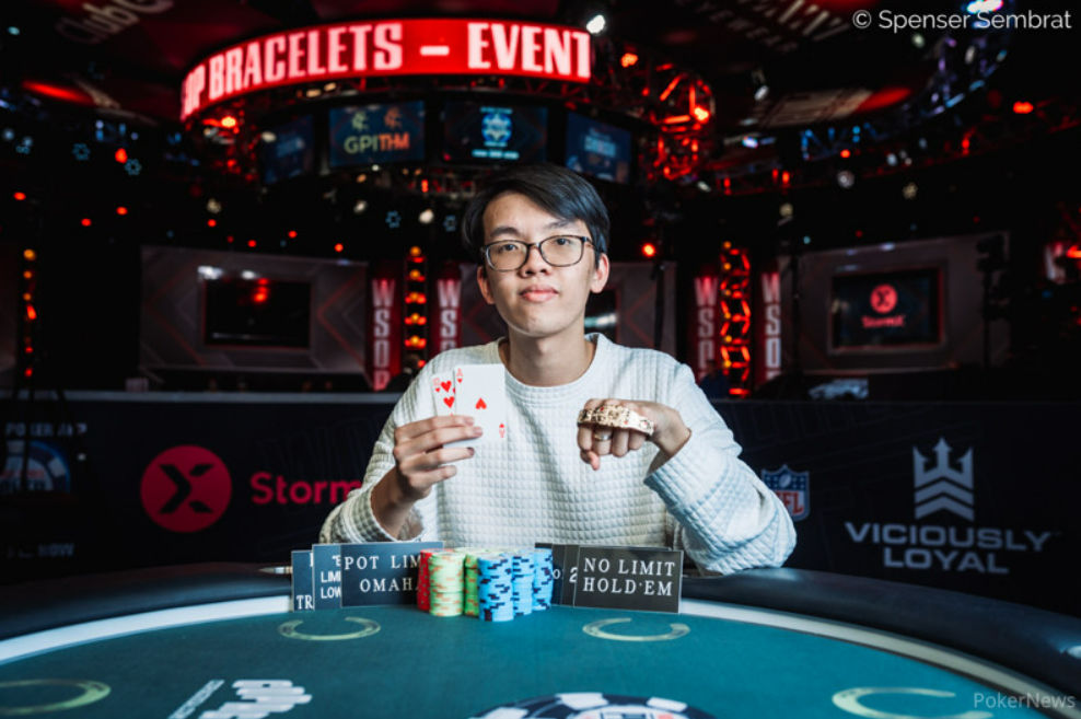 Chan Lok Ming – Photo credit – WSOP / PokerNews – Spenser Sembrat