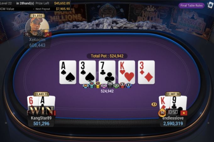 WSOP Side Event – $840 Bounty Hunter High Roller