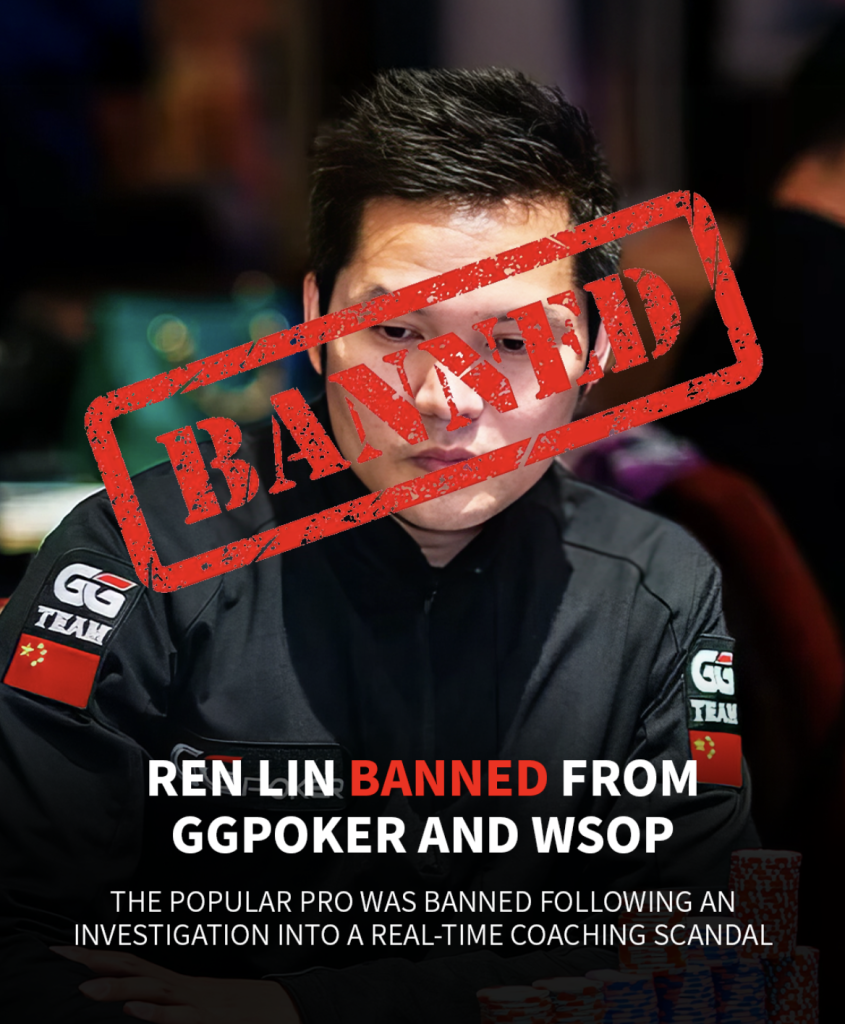 Ren Lin Banned from GGPoker and WSOP