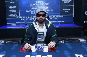 High Roller champion Yasheel Doddanavar – Photo credit: WPT