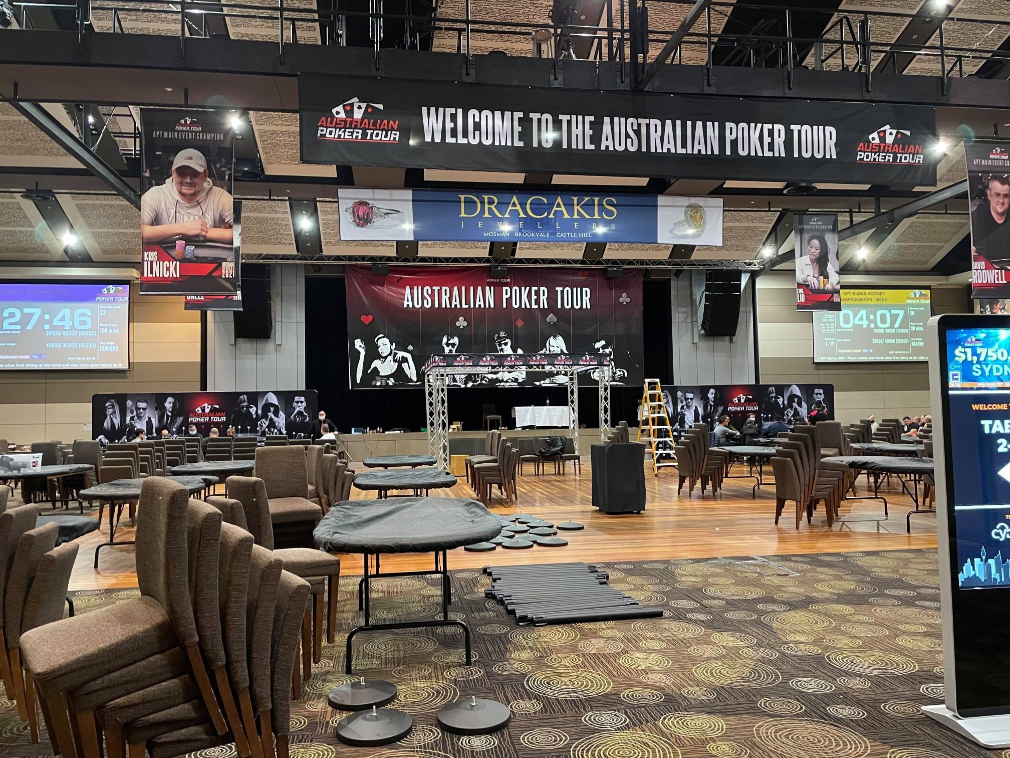 The poker room at The Cube. Credit: APTLive Facebook