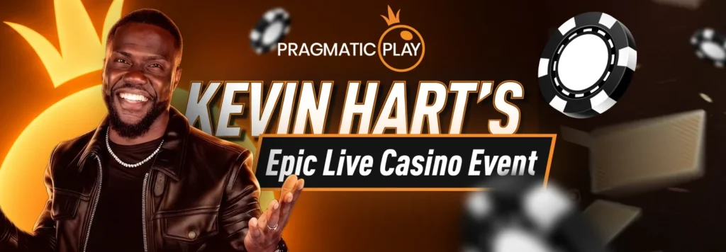 Kevin Hart can turn a standard gambling session into a fully interactive comedy show