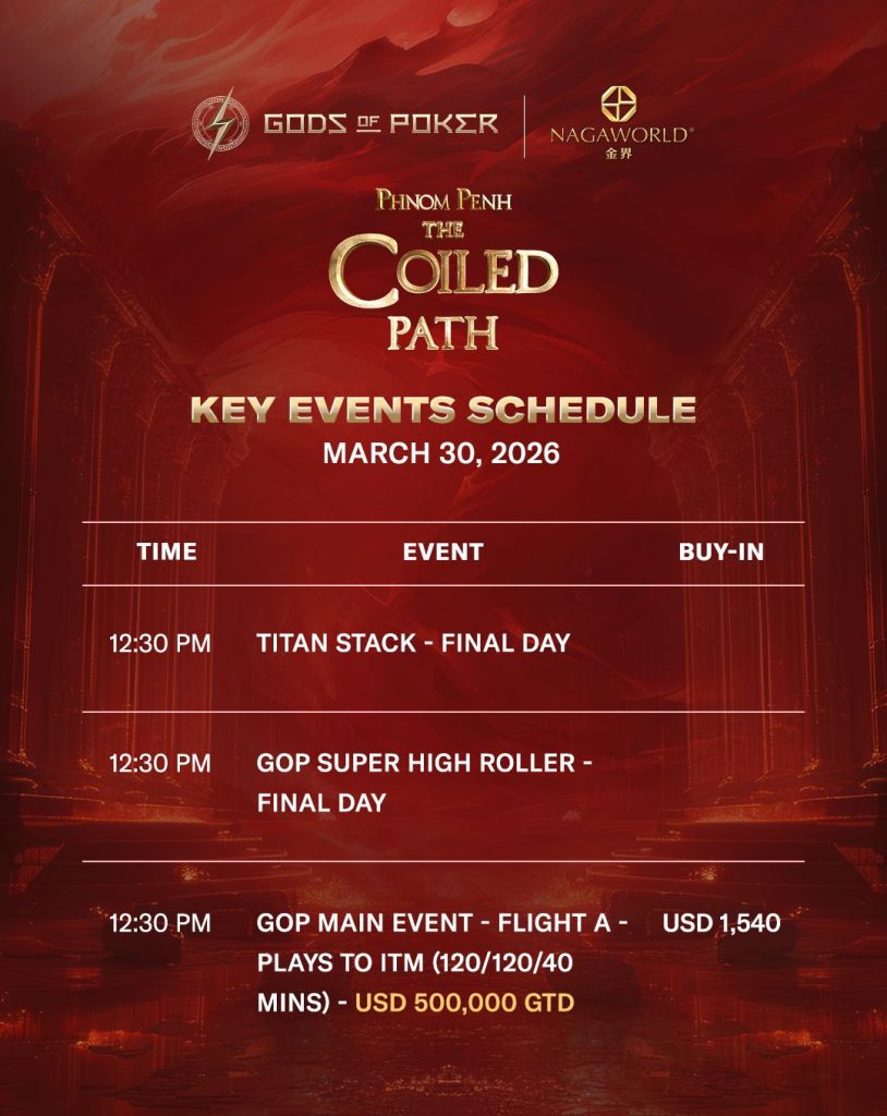 GOP Phnom Penh 2026 - Day 5 Schedule