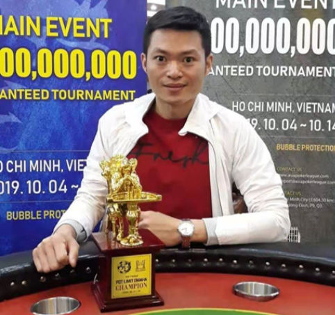 PLO champion Nguyen Quang minh