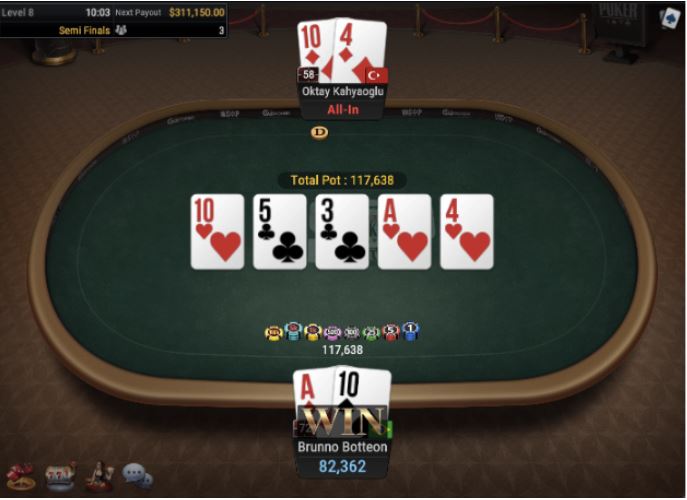 WSOP #79 – $25,000 Heads Up NLHE – Brunno Botteon vs Oktay Kahyaoglu