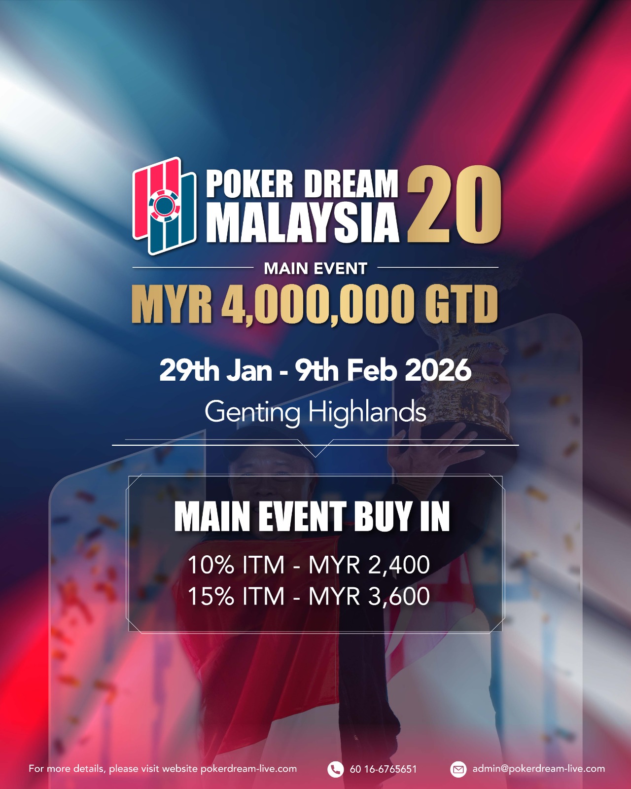 Poker Dream 20 - MYR 4m GTD