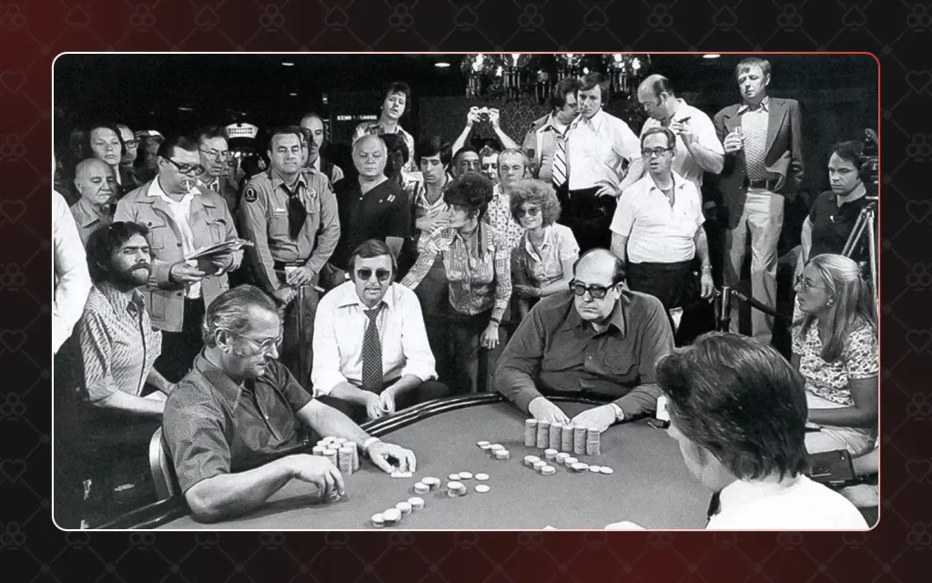 Doyle Brunson is winning back-to-back WSOP titles – 1976