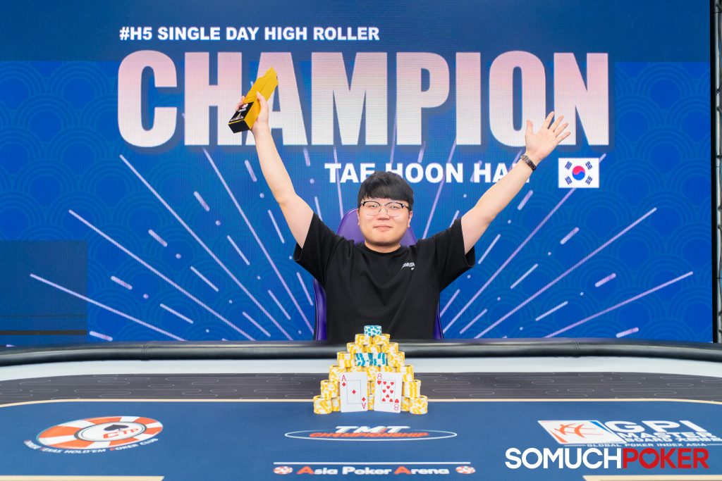 Tae Hoon Han wins Single Day High Roller