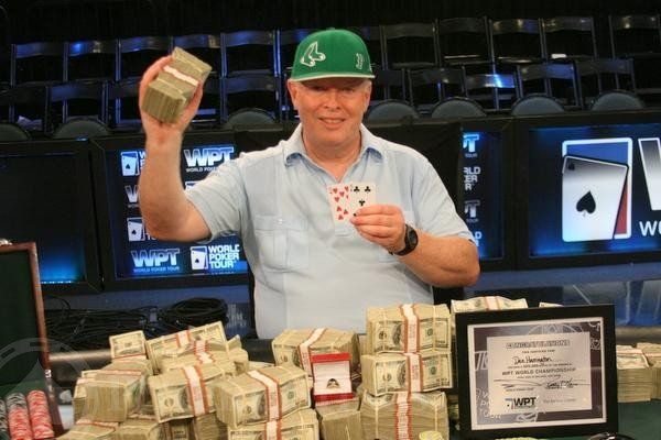 Dan Harrington after winning a game