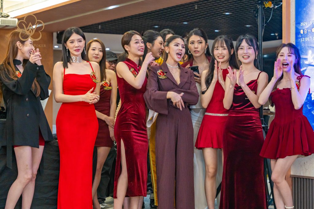 Poker Queens at Win Win Poker Opening Ceremony