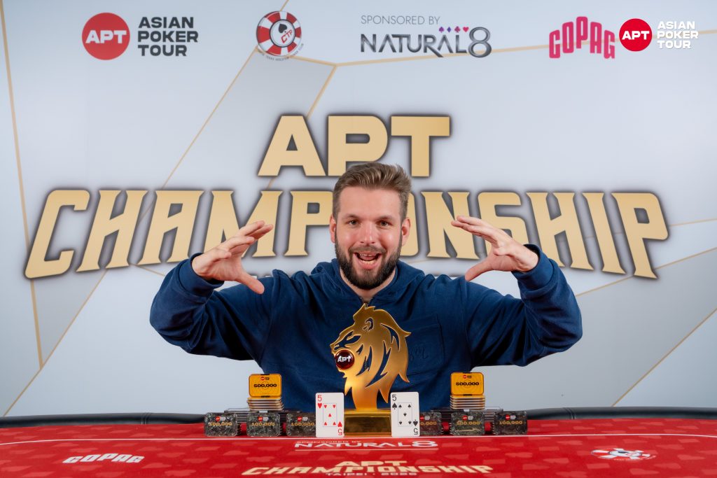 Dawid Smolka (photo courtesy of Asian Poker Tour)