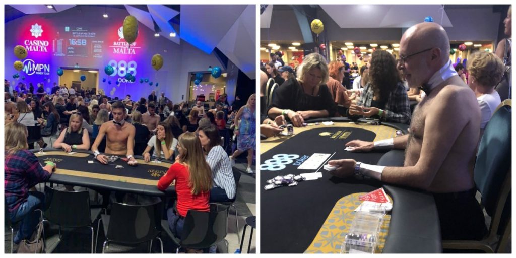 Organisers offered players some “eye candy”