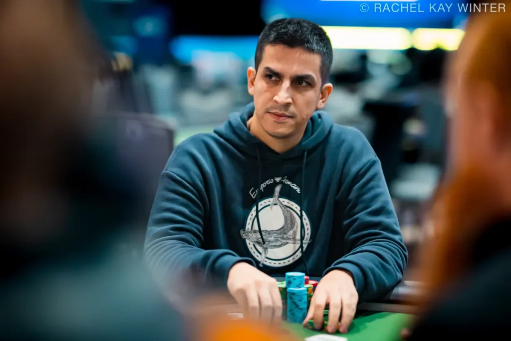 Najeem Ajez at 2025 WSOP - Photo by Pokernews