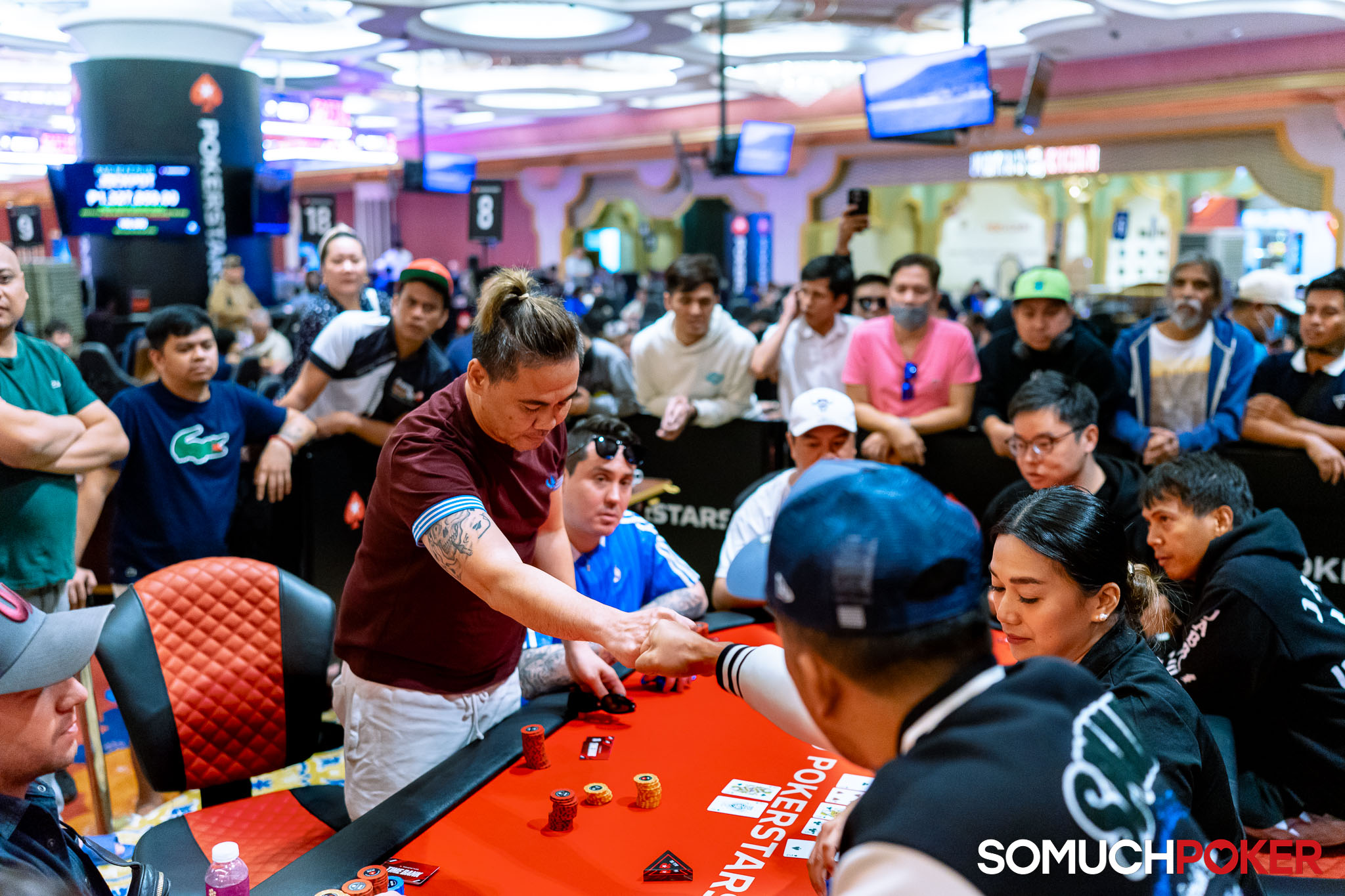 Christopher Mateo exited in eighth, losing to Cerbito's two-outer
