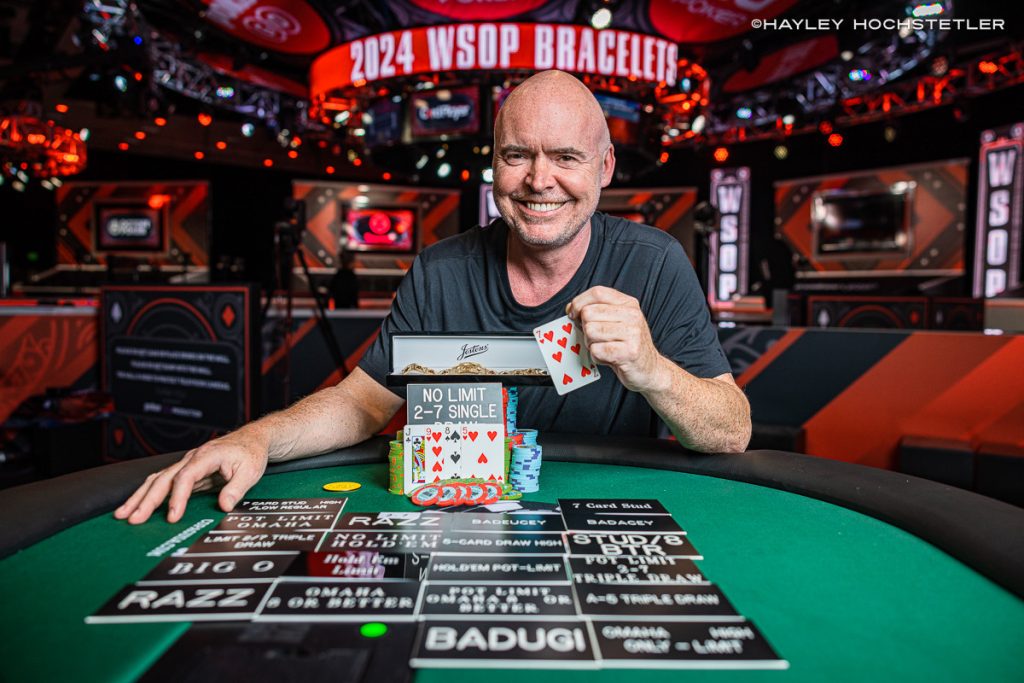 John Hennigan Wins 7th WSOP Bracelet – photo PokerNews