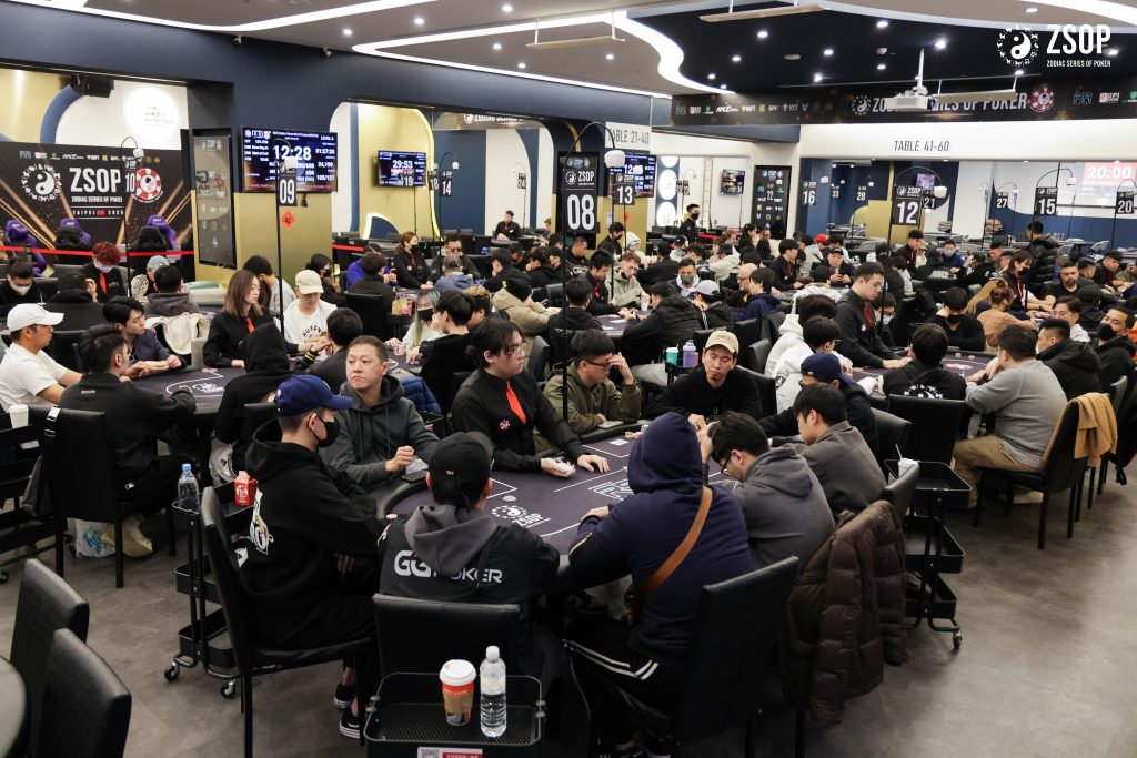 Zodiac Series Of Poker - ZSOP Taiwan in full swing at Asia Poker Arena