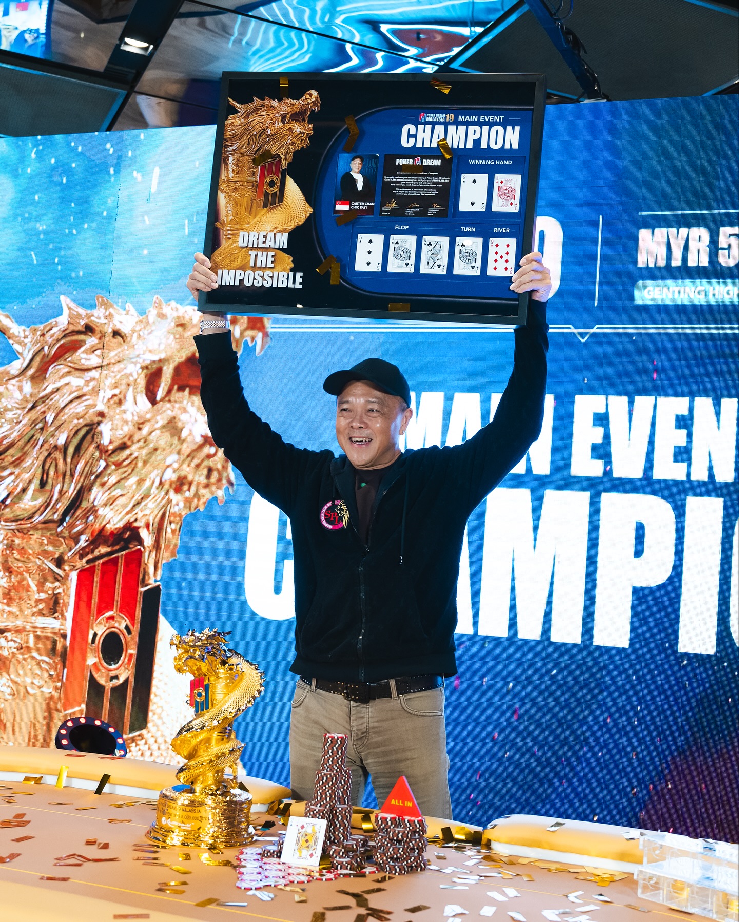 Chik Fatt Carter Chan wins PD 19 Main Event