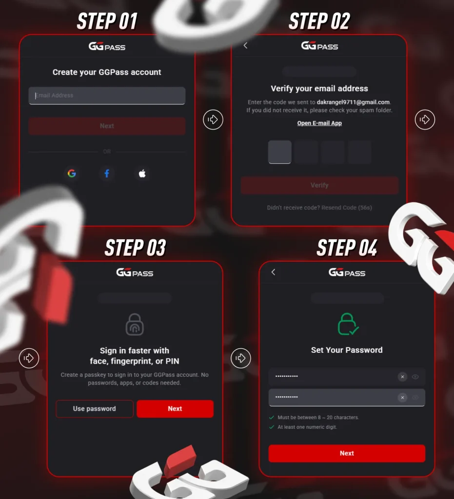 GGPoker Sign Up Process