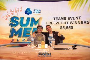 Charles Tsai (L) and Anthony Cierco (R), Photo Credit – Star Poker Gold Coast