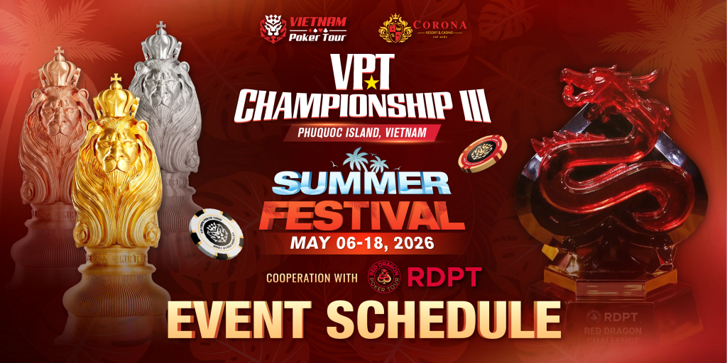 VPT Championship III: Early Bird Promotion & Schedule Announced