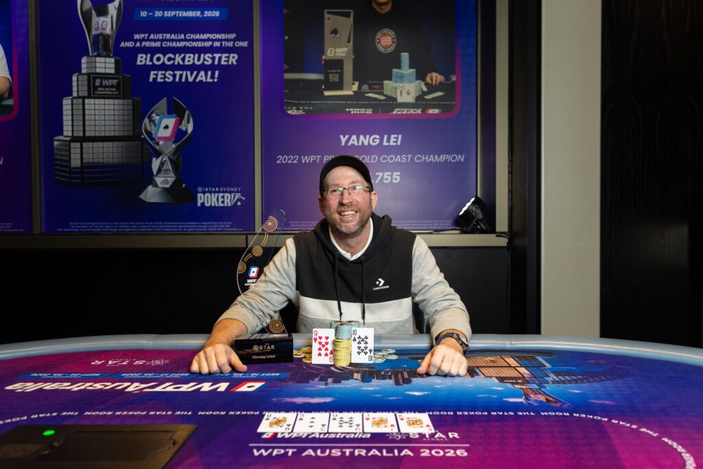 WPT Australia Morning Grind Winner Ben Foot