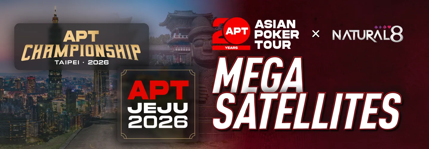 Natural8 APT Jeju 2026 and APT Championship 2026 Mega Satellites