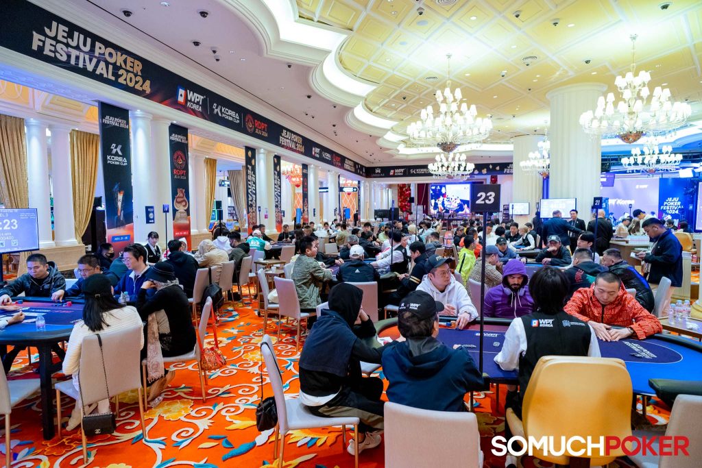 Jeju Poker Festival 2024: Xiajing Ji Sits Atop WPT Main Event Day 1B Counts
