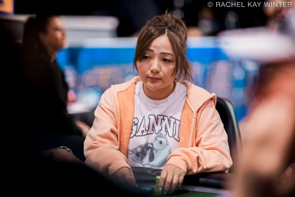 Xia Wang at 2025 WSOP - Photo by Pokernews