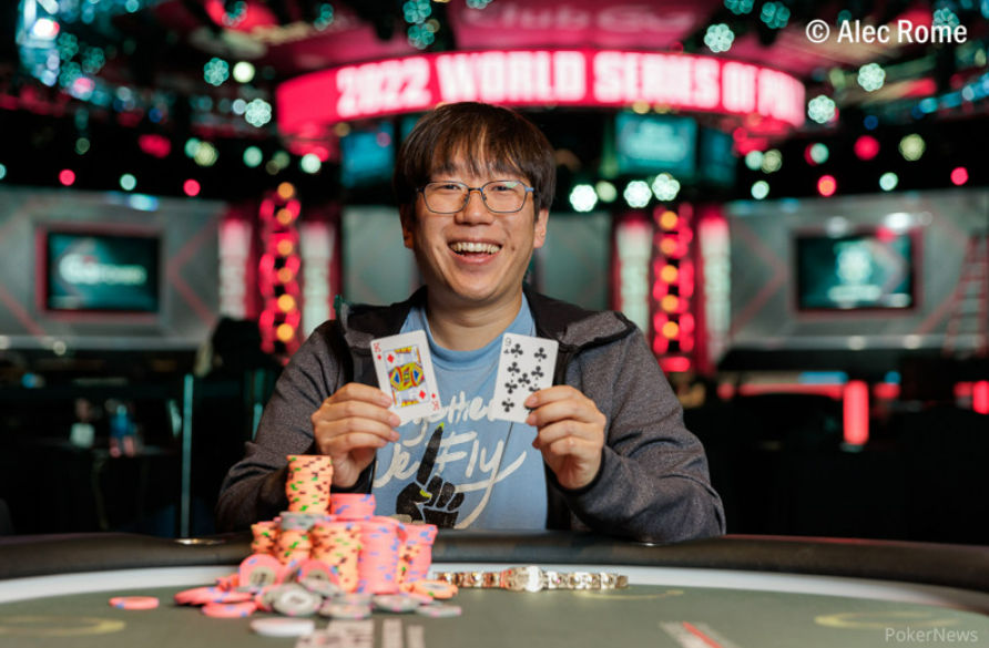 Young Sik Eum – Photo credit WSOP / PokerNews – Alec Rome