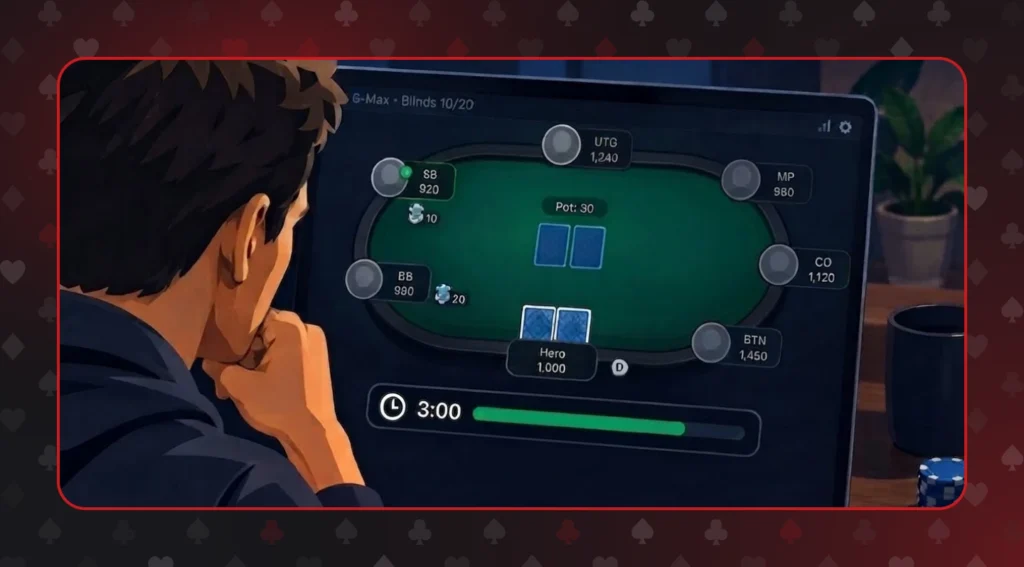 Timed Poker Tournament Strategy
