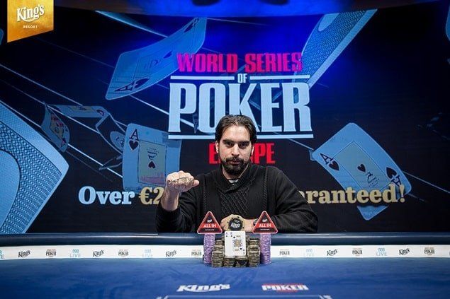 WSOPE Main Event champion Alexandros Kolonias