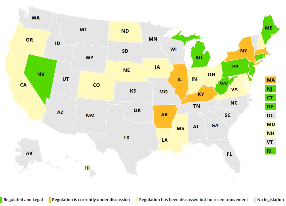 Maine is the 9th state to legalize poker in the USA