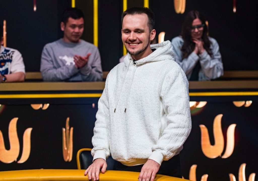 Mikita Badziakouski – Photo by Triton Poker