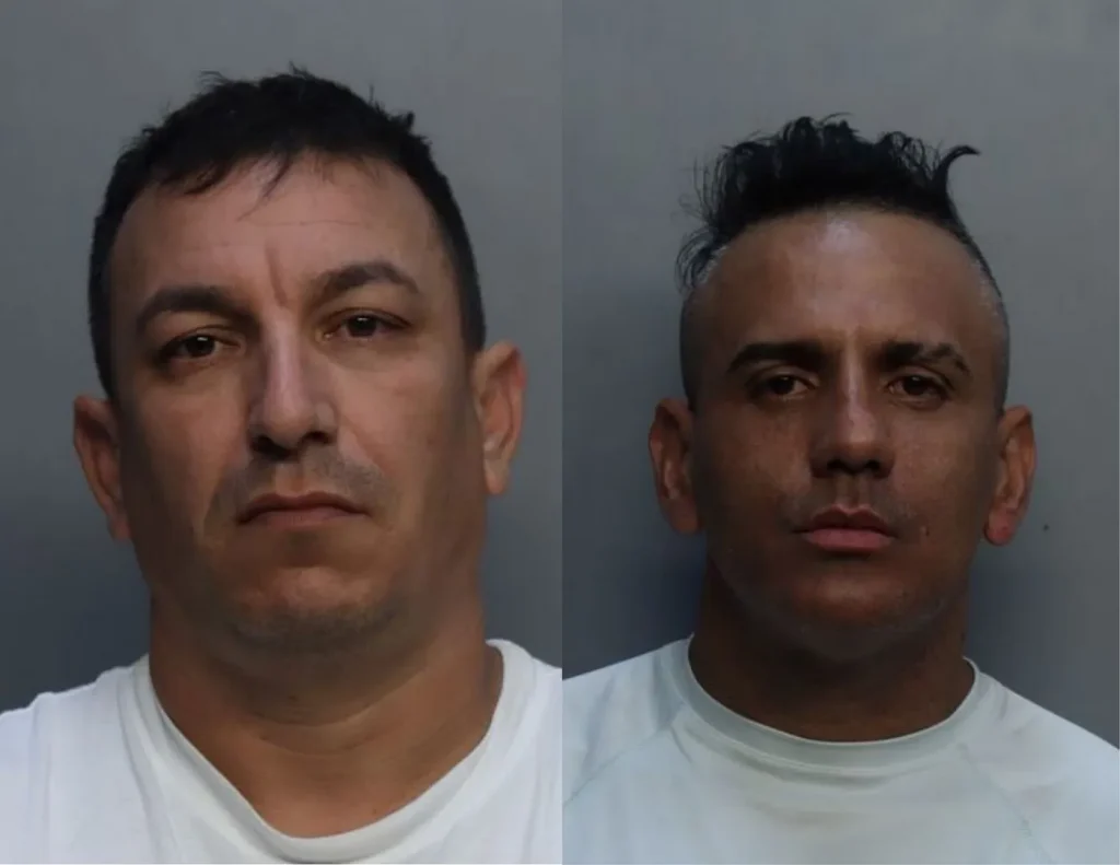 Yaiquel Mosqueda-Perez and Norberto Pardo were caught marking cards at The Lodge in Texas. Image courtesy of Mugshots. zone.