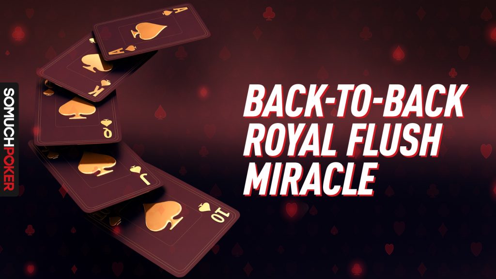 You are more likely to win the lottery then die in a plane crash after that than hitting back-to-back royal flushes in poker