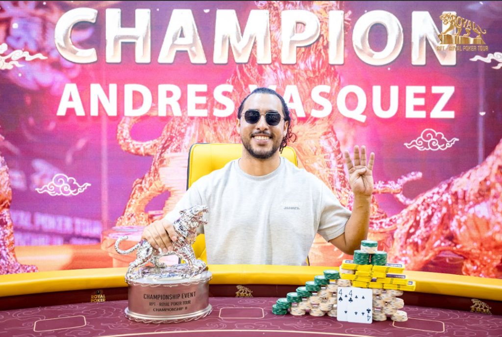 RPT Championship Winner Andres Vasquez