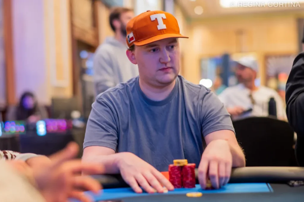 Michael Moncek (photo credit: PokerNews photographer Regina Cortina)
