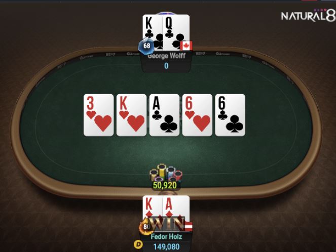 WSOP #79 – $25,000 Heads Up NLHE – Holz vs. Wolff