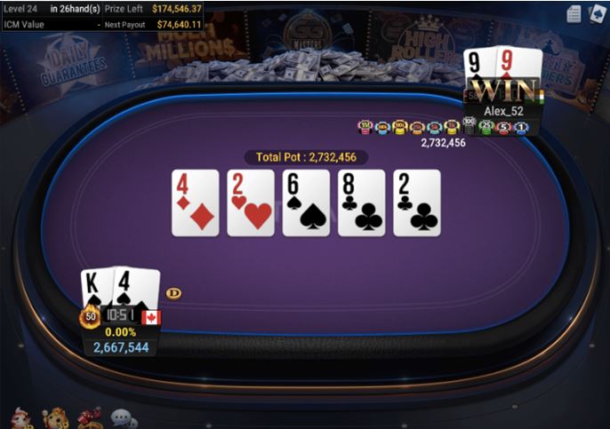 WSOP Side Event – $2,500 6 Handed Encore