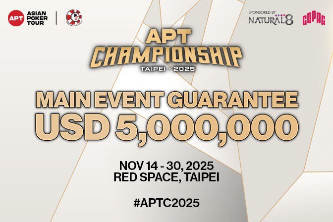 APT Championship Main Event USD 5M Guarantee