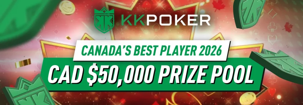 Be Canada’s Top Online Poker Player on KKPoker