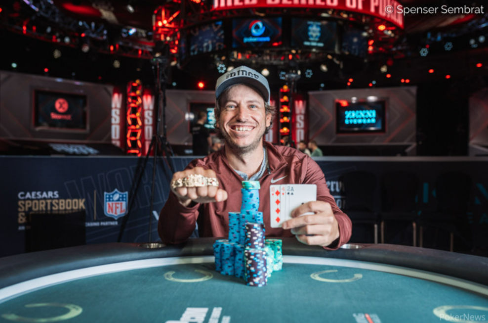 Daniel Weinman – Photo credit – WSOP / PokerNews – Spenser Sembrat