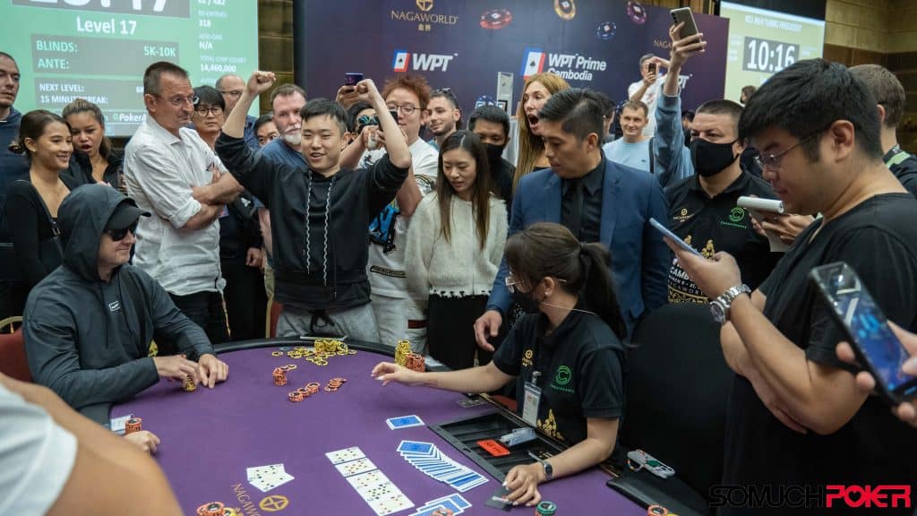 WPT Prime Cambodia: Main Event draws 1,011 total entries, 128 into Day 2; Rolands Norietis bags NLH 2-Day, closes in on Kiale Matthews in POF race