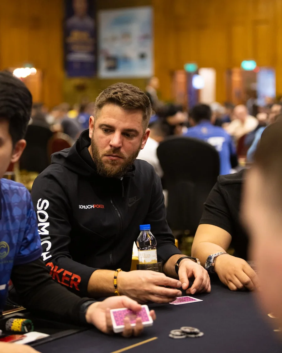 Adam Szabo playing in the WPT Prime event