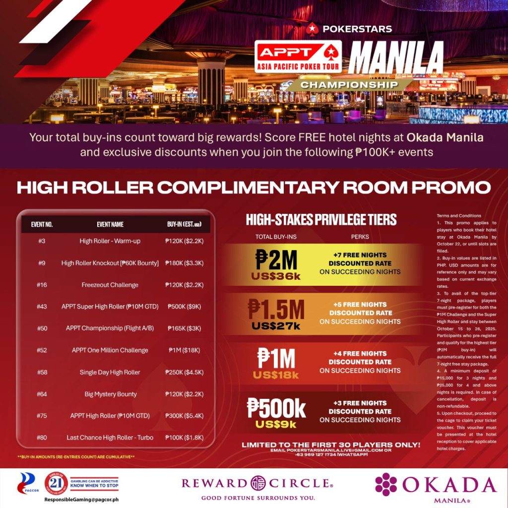 APPT High Roller Promo