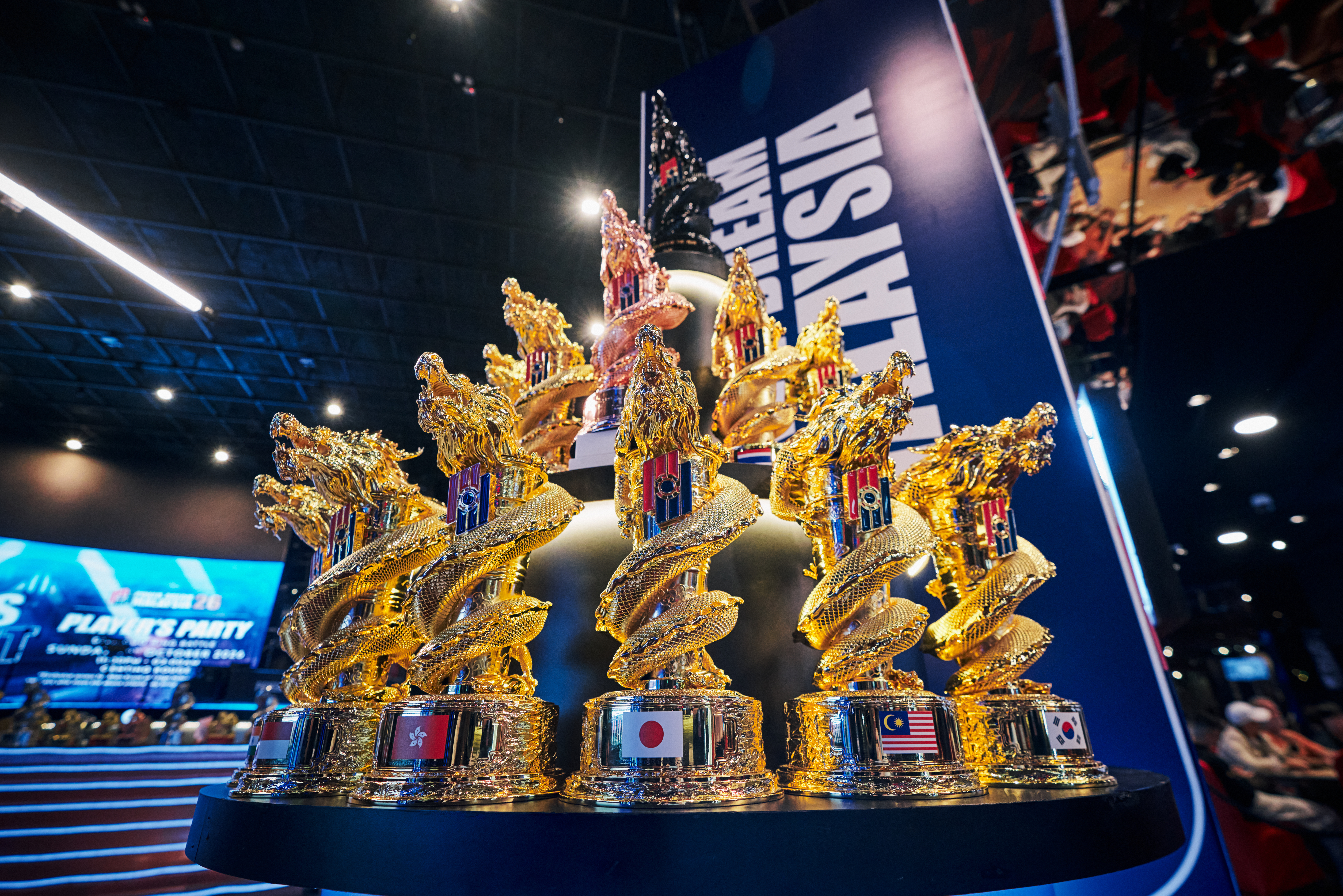 Poker Dream 26 Malaysia Trophies