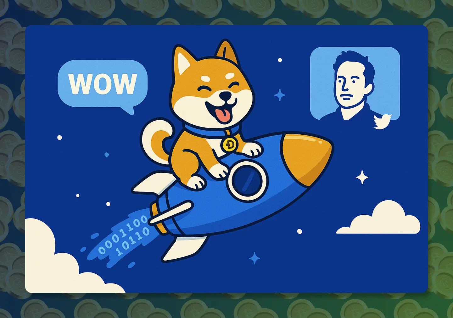 Dogecoin (DOGE) to the Moon – Elon Musk Pet Memecoin